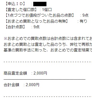 古着買取王国の査定価格